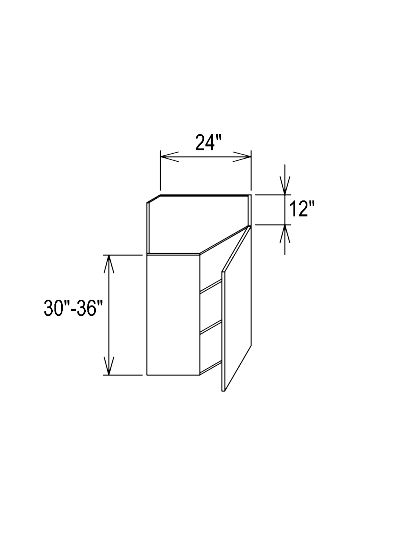 Wall Diagonal Corner